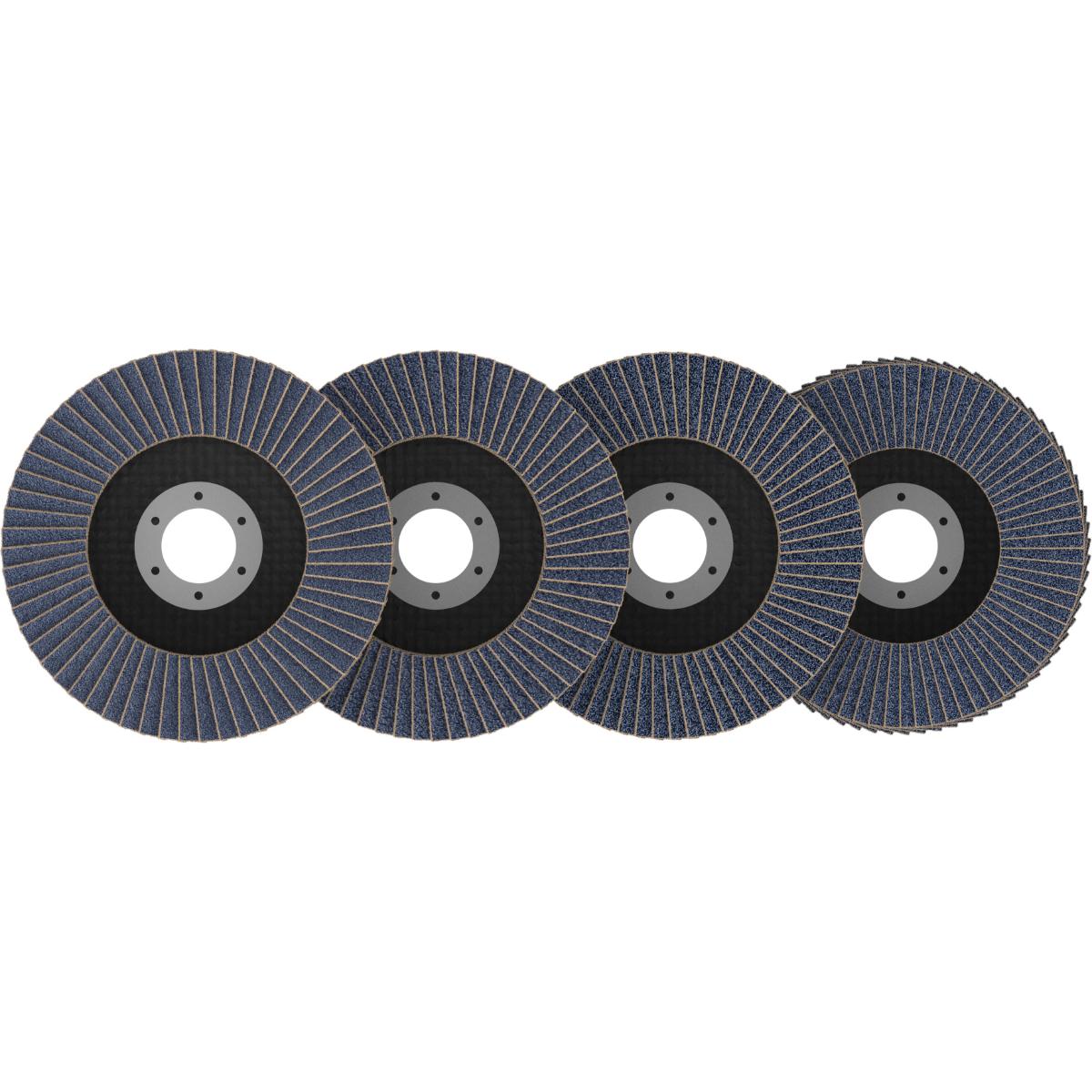 Bosch X451 Fächerschleifscheiben 115mm, T27, 15-teiliges Set