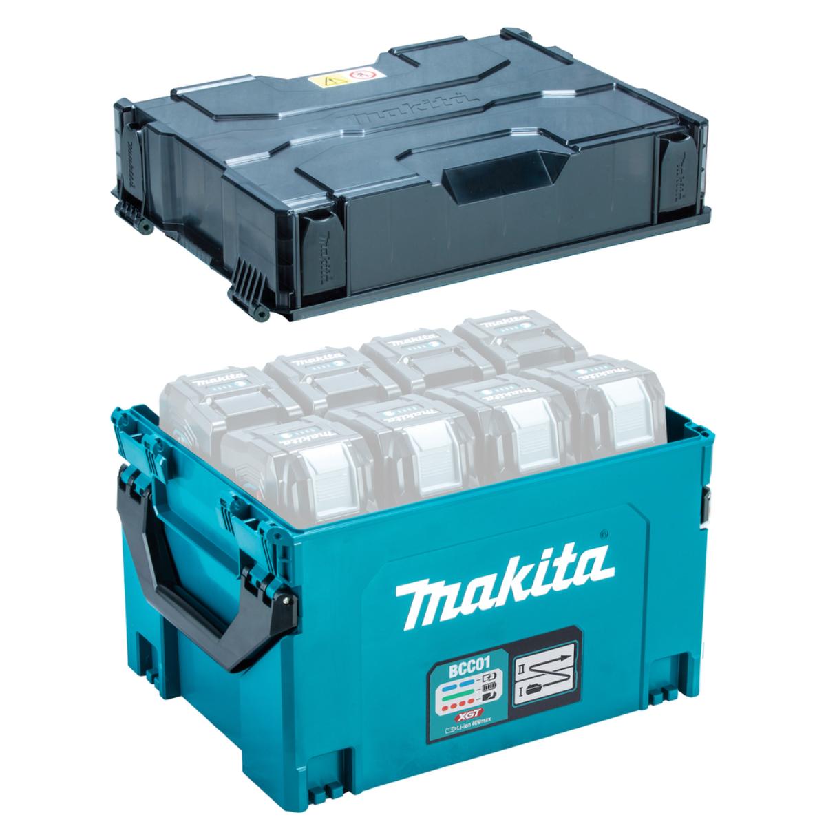 Makita Akku-Ladekoffer 40V max. BCC01 - 8 Steckplätze - XGT - 40V max. - 1914U3-7