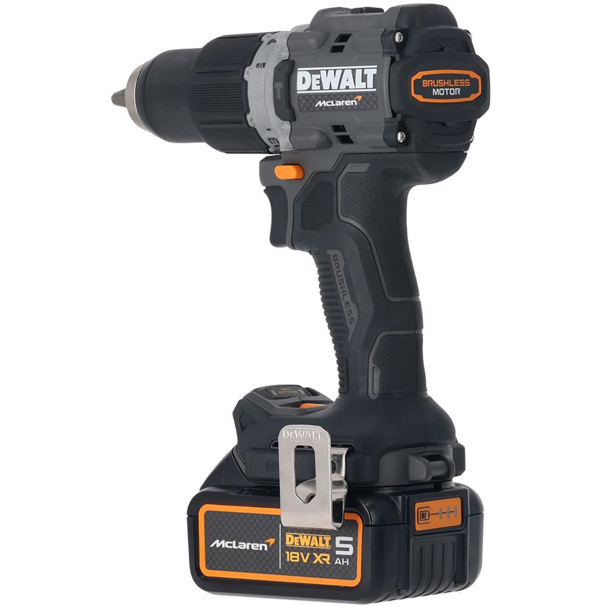 DEWALT Mclaren Schraubendreher, Schlagbohrmaschine 18 Volt 5.0 Ah Li-Ion