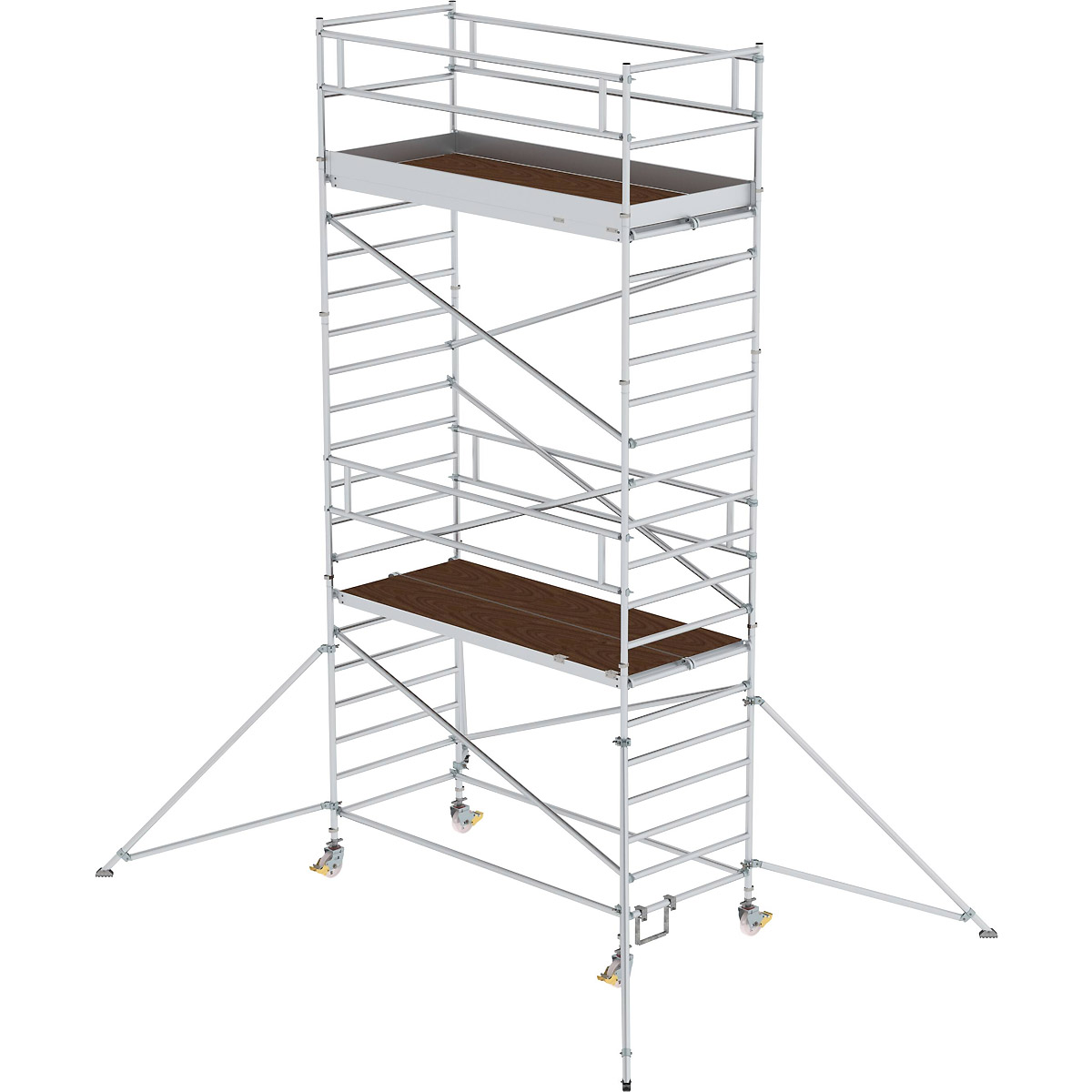 Munk Rollgerüst 1,35 x 3,0 m mit Ausleger & Doppel-Plattform