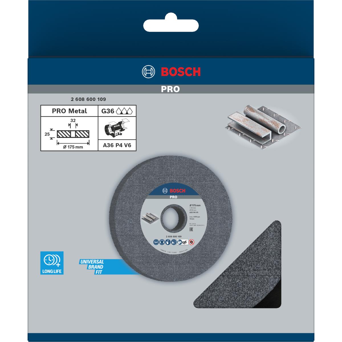Bosch PRO Schleifscheibe für Doppelschleifmaschine
