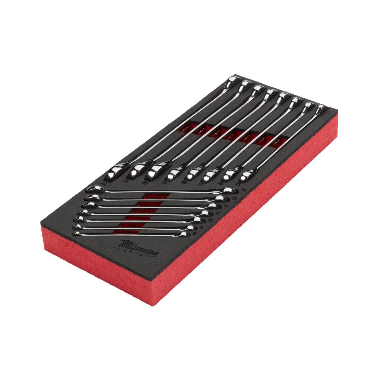 Milwaukee - Ratschen-Ringmaulschlüssel Einl. 15-tlg - 4932479828