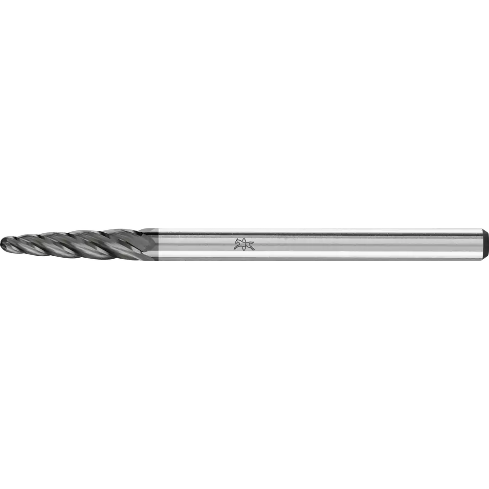 PFERD TOOLS Hartmetall Hochleistungsfrässtift ALU Rundbogen RBF Ø 03x13mm Schaft-Ø 3mm HICOAT beschichtet für Alu/NE Metalle