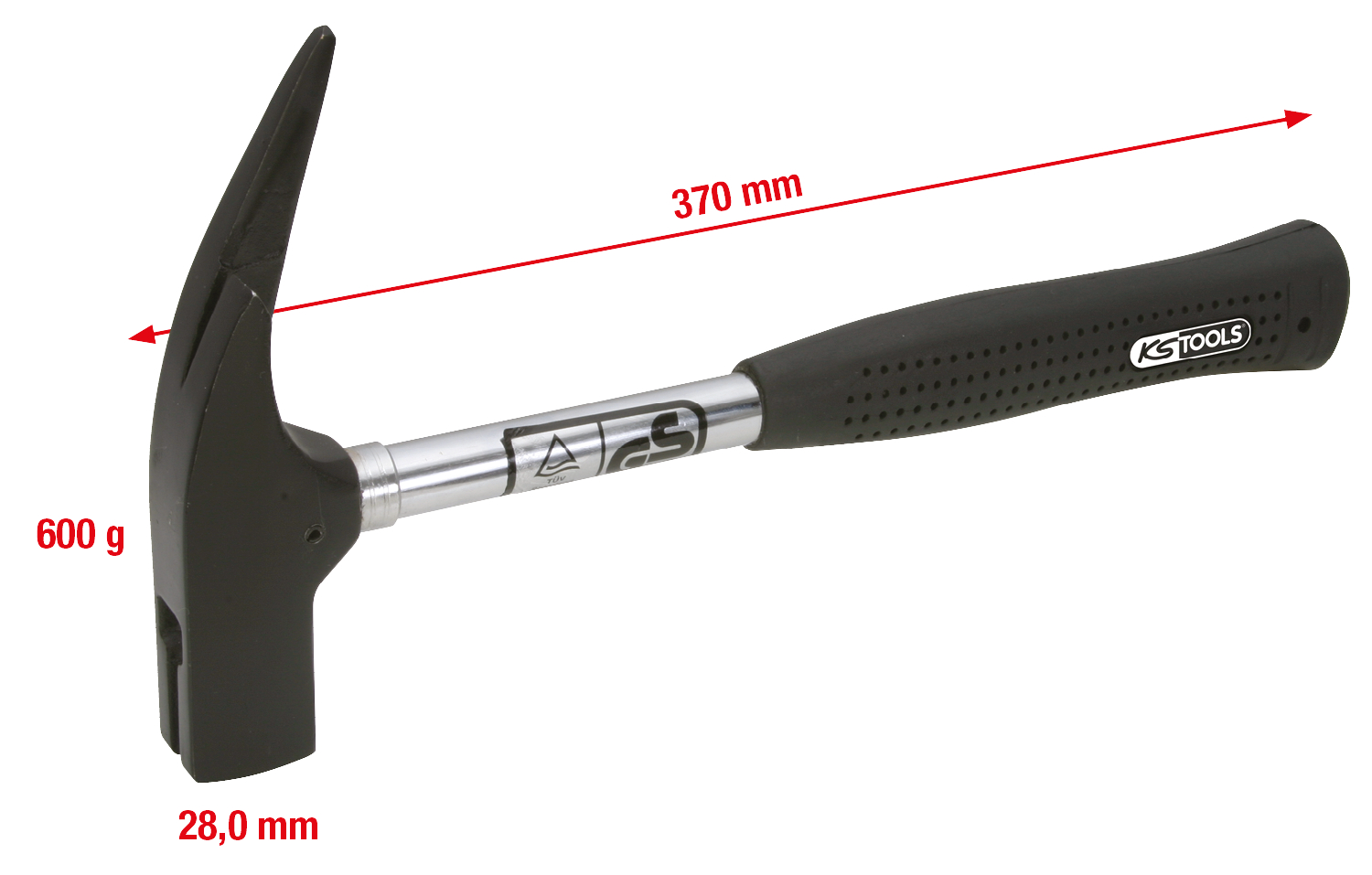 KS Tools Latthammer, magnetisch, 600g