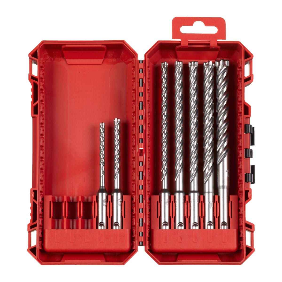Milwaukee Hammerbohrerkassette 7-teiliges Set MX4 SDS-Plus
