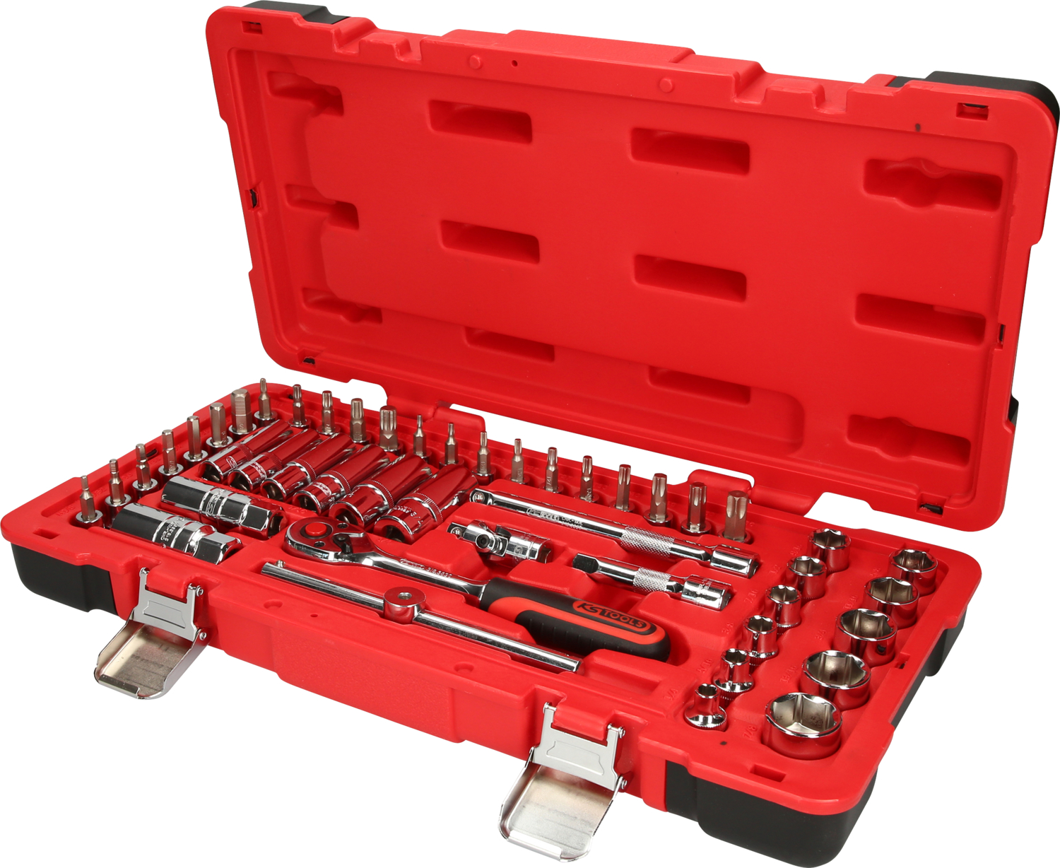 KS Tools 3/8" CHROMEplus Steckschlüssel-Satz, 46-tlg