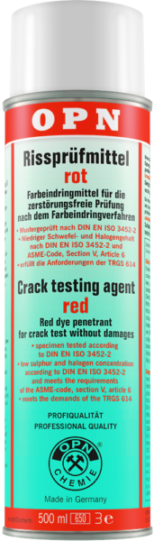 ELMAG Eindring-Rissprüfsystem, Farbeindringmittel