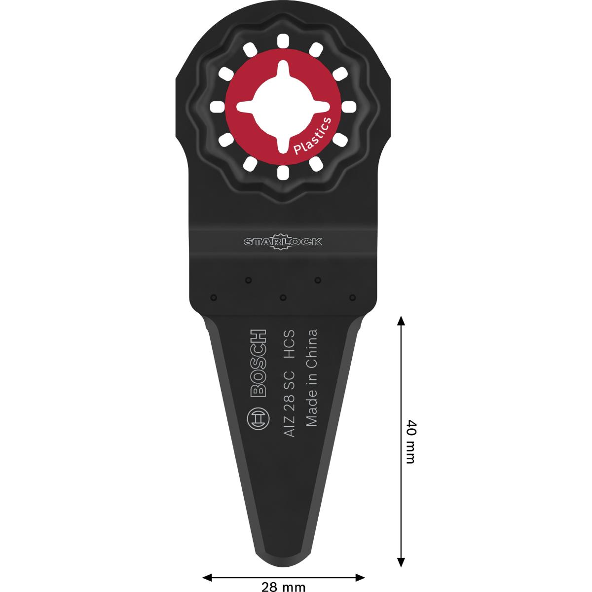 Bosch AIZ 28 SC Kunststoff Schneider, Starlock, 28 x 40 mm, TU25, Min. Menge 25