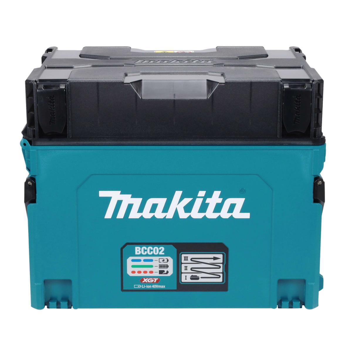 Makita Akku-Ladekoffer 40V max. BCC02 - 12 Steckplätze - XGT - 40V max. - 1914U0-3