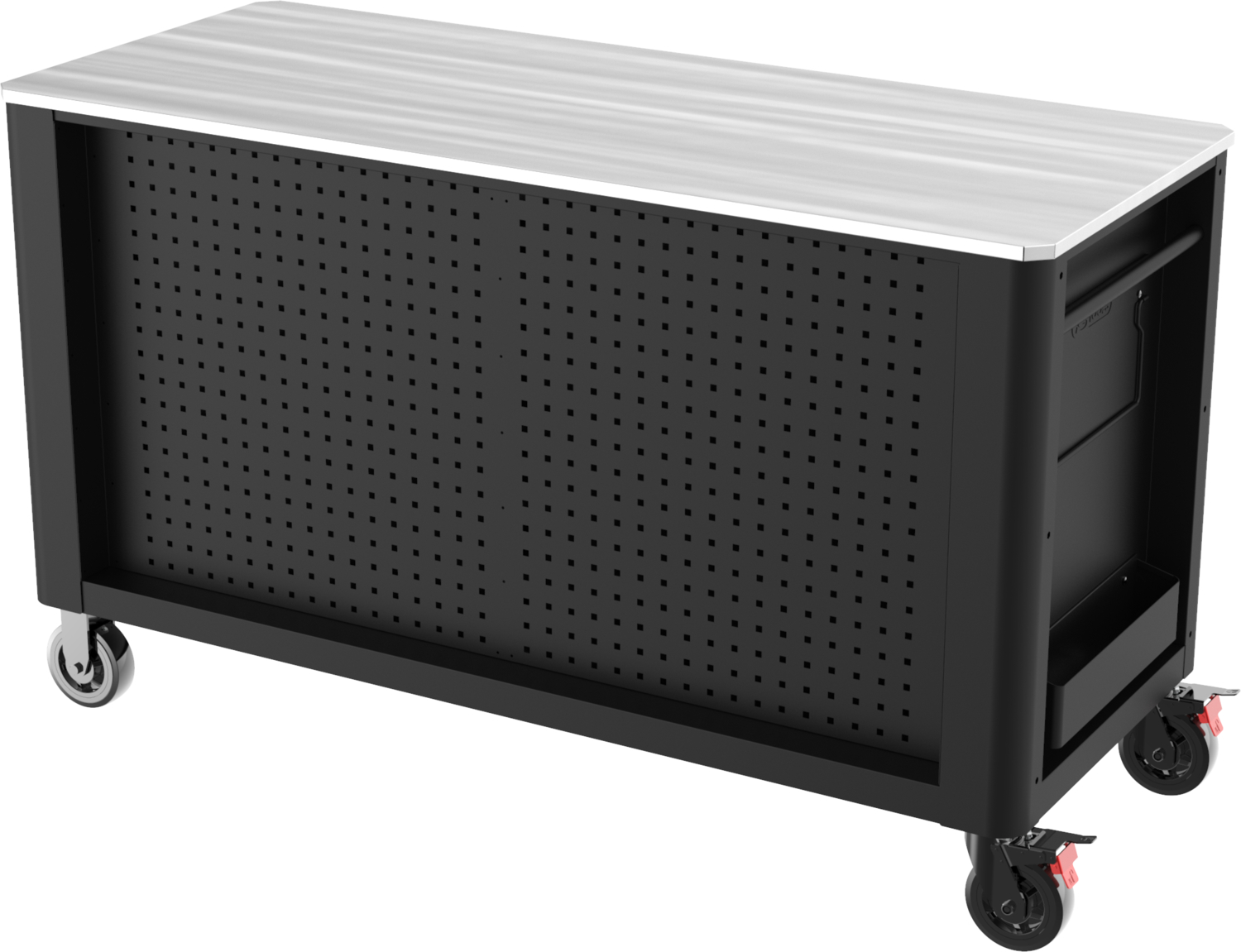 KS Tools PERFORMANCEplus P40 SCHWARZ-ROT Werkstattwagen mit 4 Schubladen