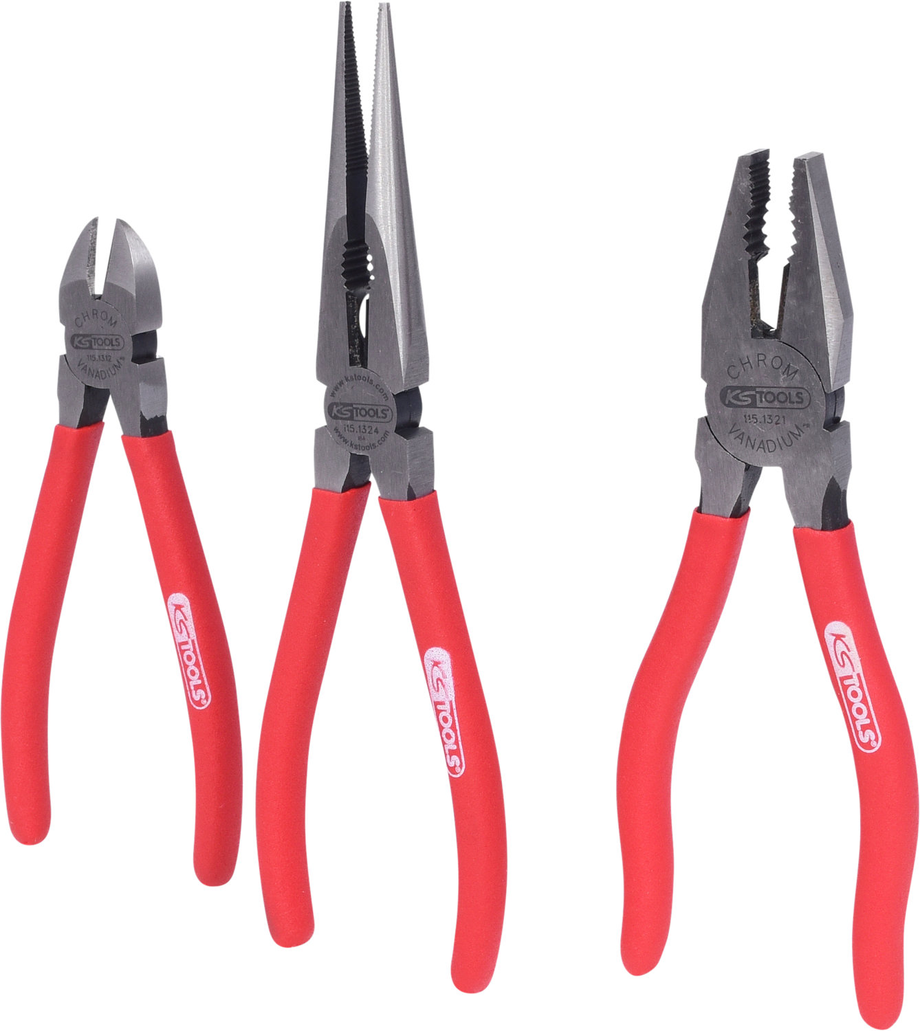 KS Tools Zangen-Satz, 3-tlg