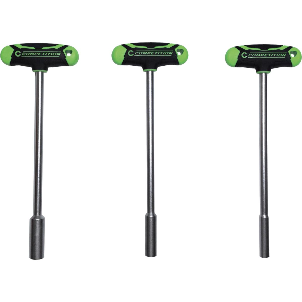COMPETITION T-Griff-Nuss-Schraubendreher 3-teiliegs Set