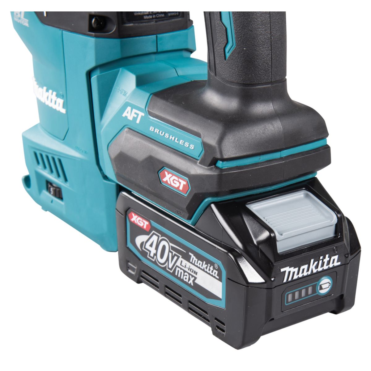 Makita Akku-Kombihammer 40V max. + Schnellwechselfutter / 4,0 Ah, 2 Akkus+Ladegerät+Transportkoffer