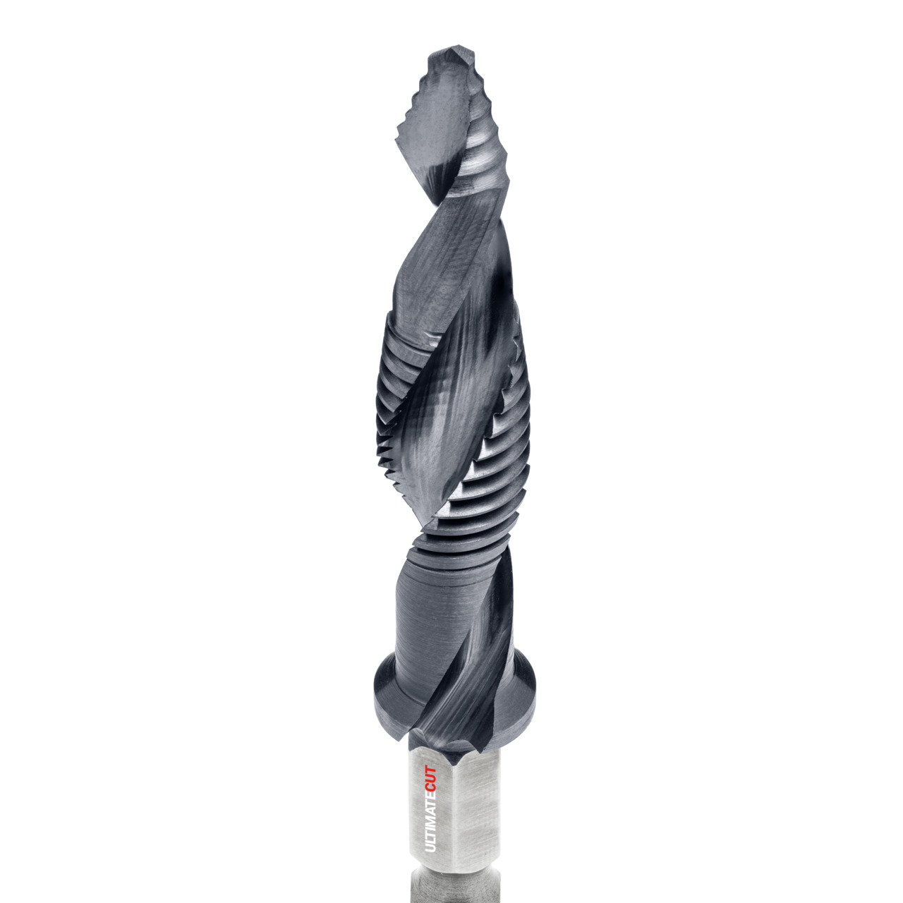 RUKO ULTIMATECUT Kombi-Maschinengewindebohrer mit FLOWSTEP® Spitze, HSS, RUnaTEC, Bit-Schaft