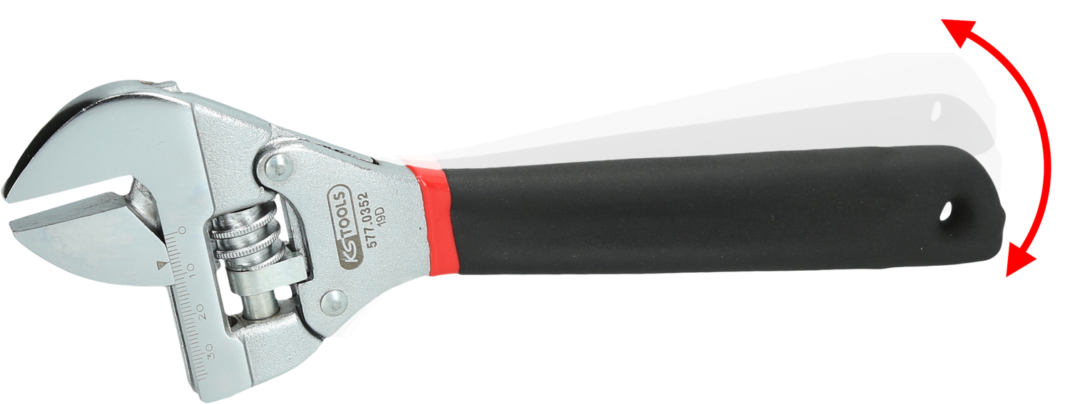 KS Tools Rollgabelschlüssel mit Ratsche, 0 - 32 mm