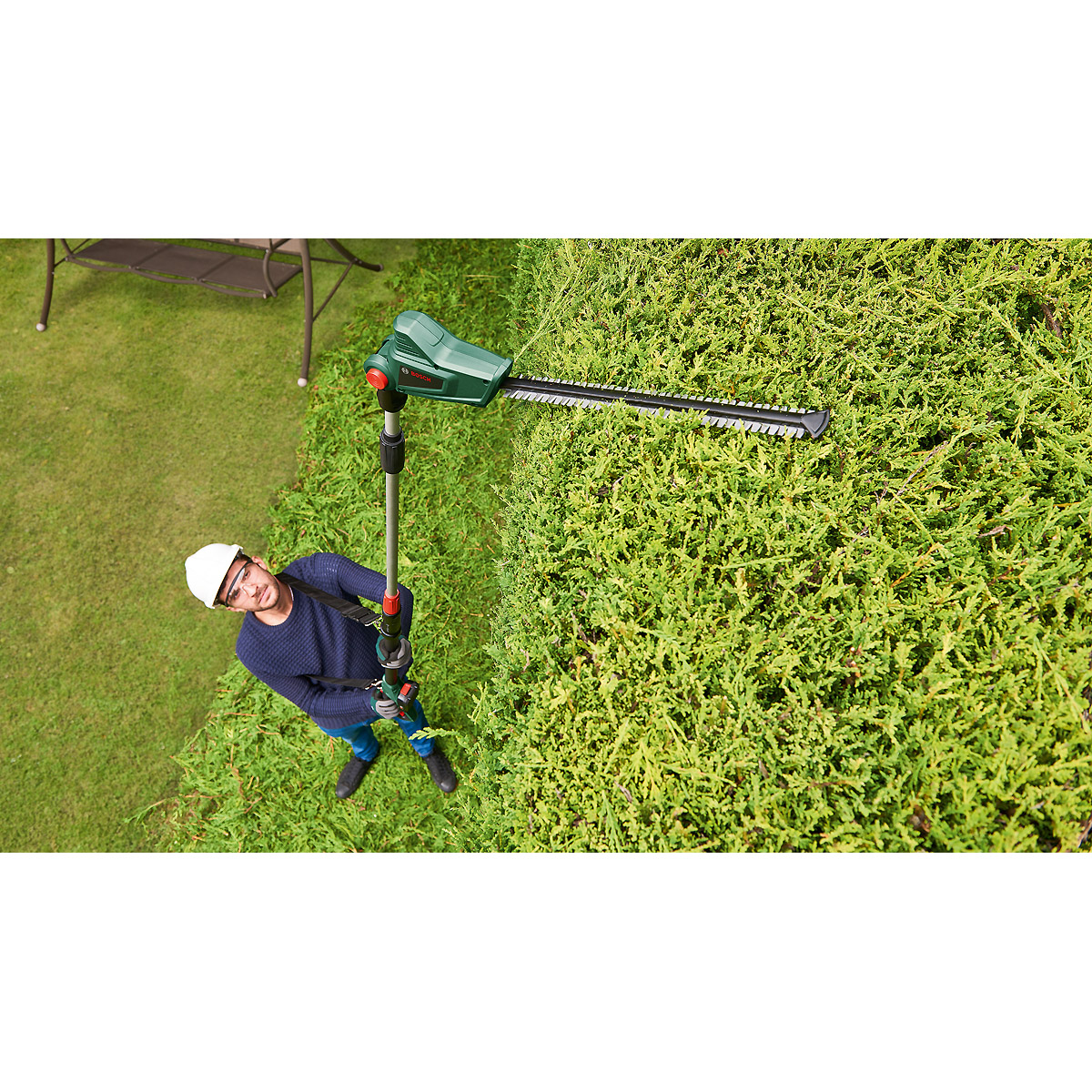 Bosch Akku-Teleskop-Heckenschere UniversalHedgePole 18 - Solo Version