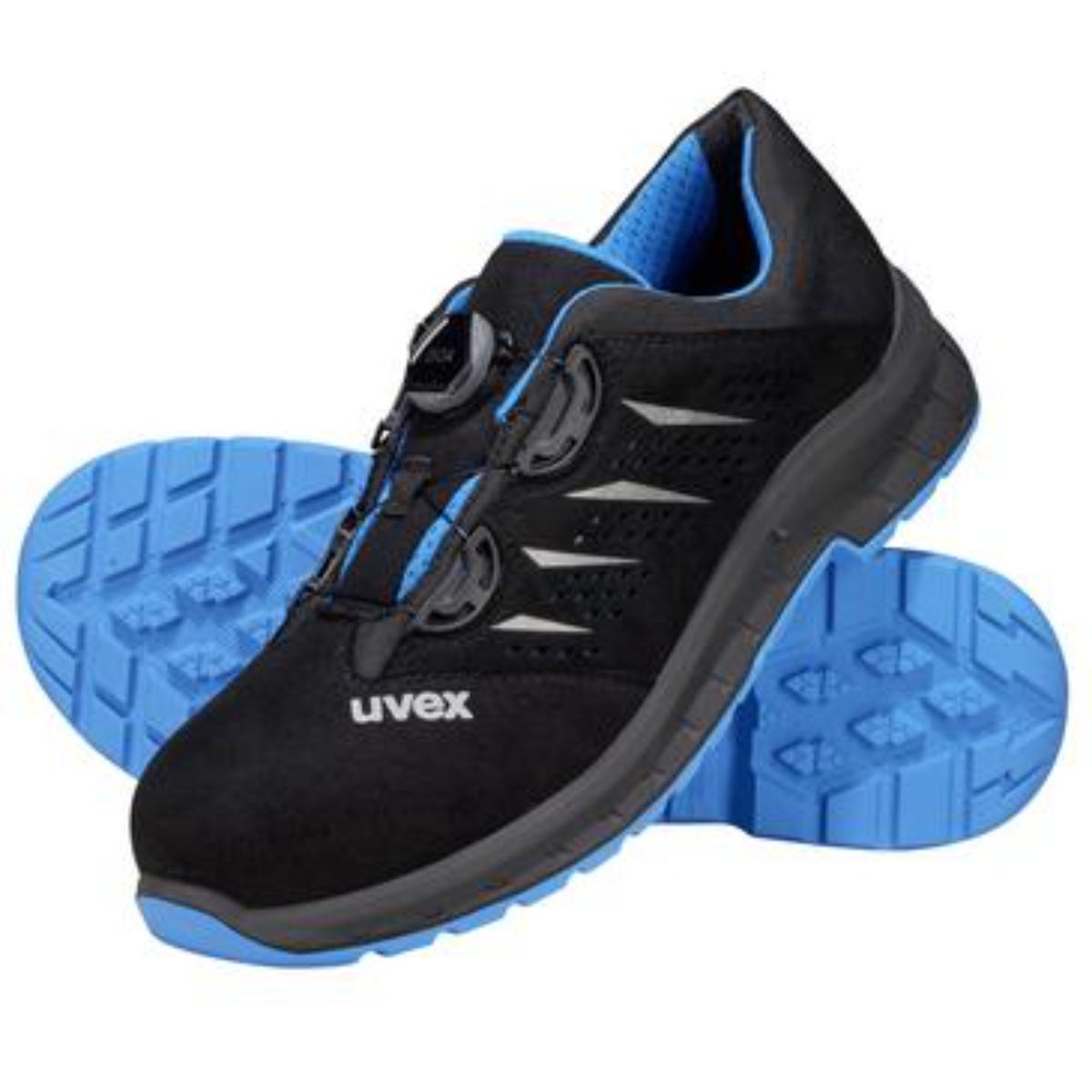 uvex 2 trend BOA SicherheitsschuhHalbschuhe S1P blau-schwarz