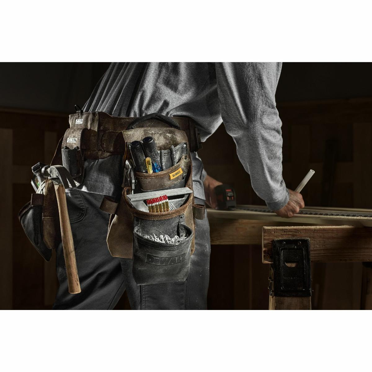 DEWALT Leder Werkzeuggürtel