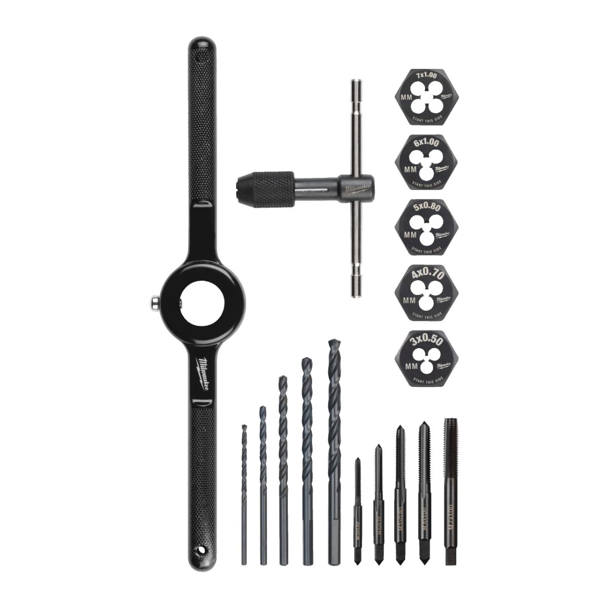 Milwaukee Hand-Gewindeschneidsatz 17-teiliges Set PACKOUT