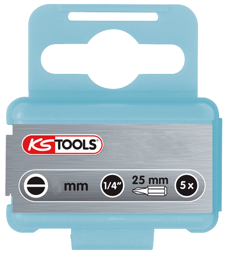 KS Tools 1/4" EDELSTAHL Bit Schlitz