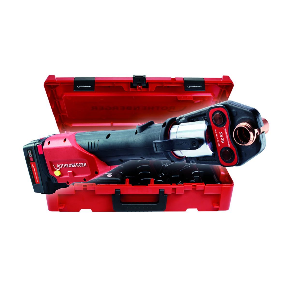 ROTHENBERGER ROMAX 4000 Set SV15-22-28mm, 4Ah, EU