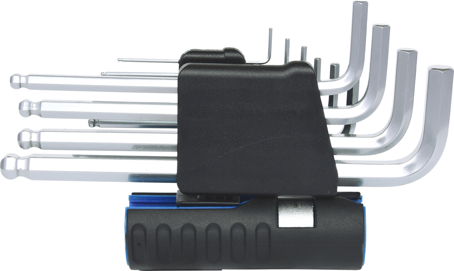 KS Tools 3 in 1 Innen6kant-Winkelstiftschlüssel-Satz,10-tlg lang, Kugelkopf