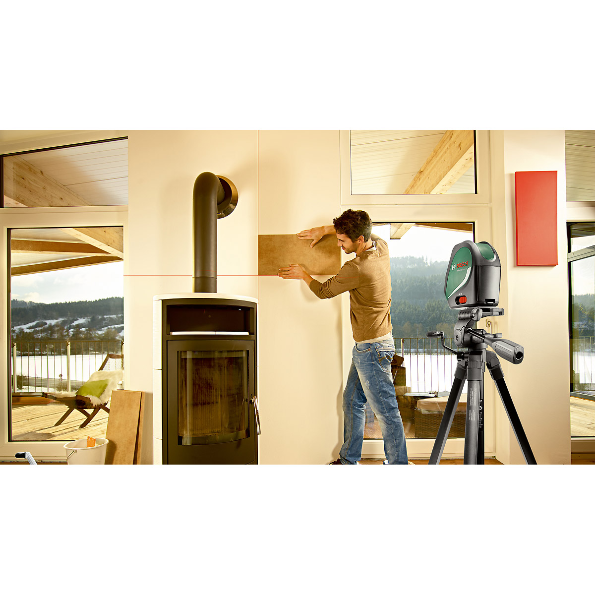 Bosch Kreuzlinien-Laser UniversalLevel 3 Maxi-Set
