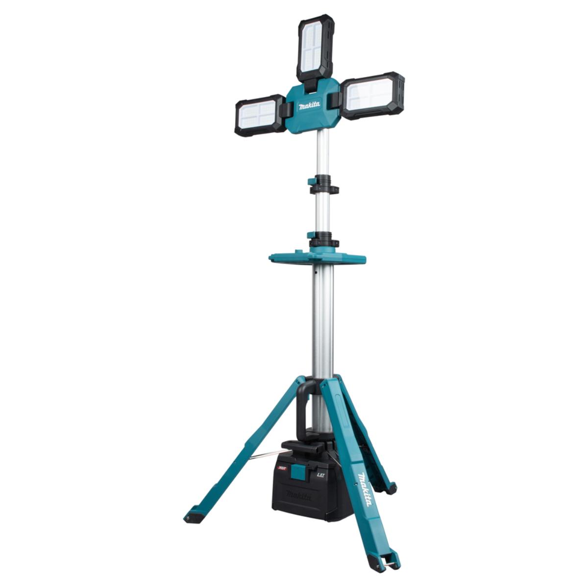 Makita Akku-LED-Baustrahler XGT 40V max. LXT 18V 1.100-15.000 lm 400-5.000 lx IP56