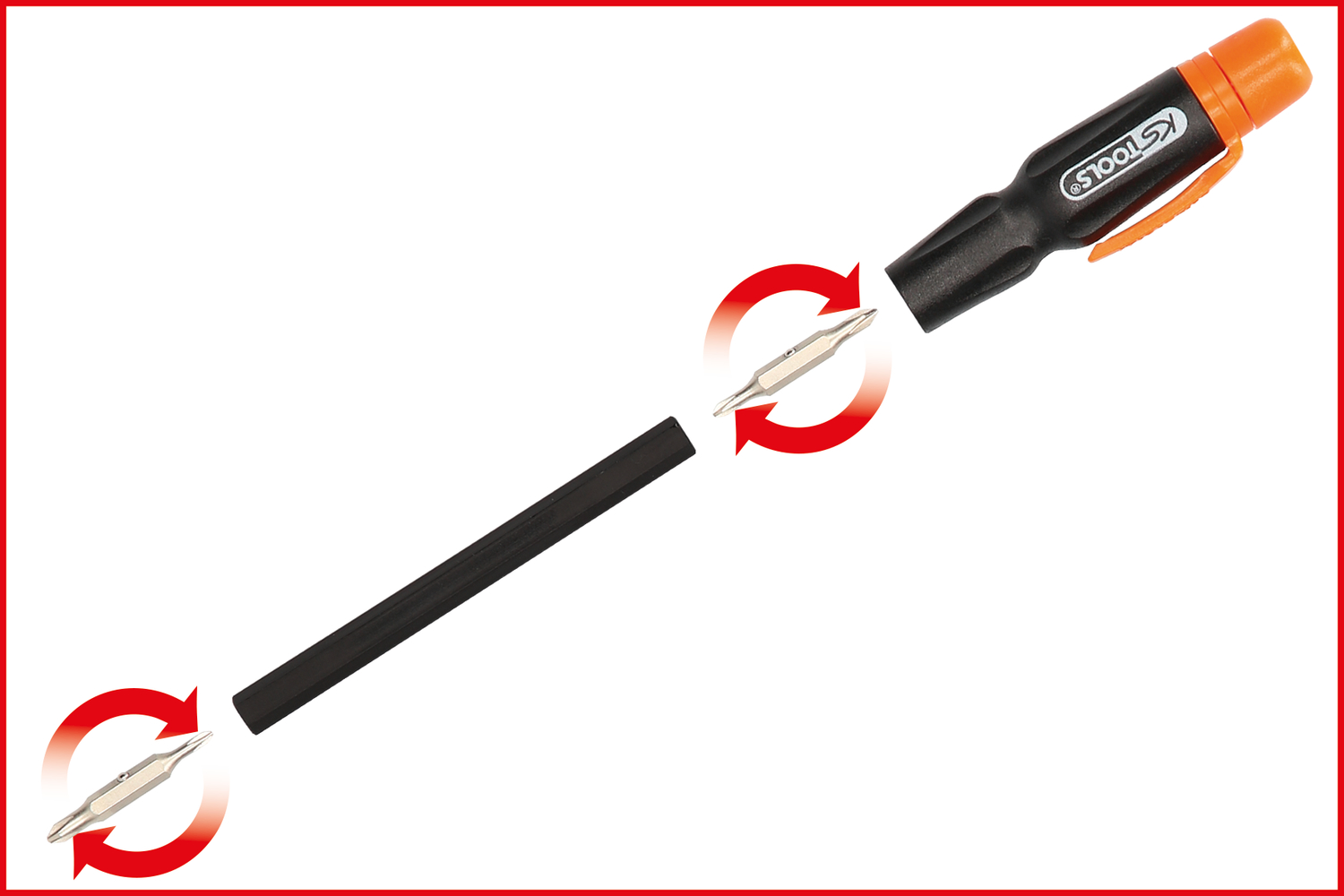 KS Tools Feinmechanik-Schraubendreher-Satz, 4-tlg