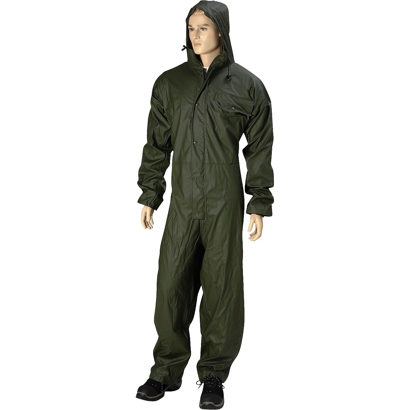 Regenschutzoverall oliv