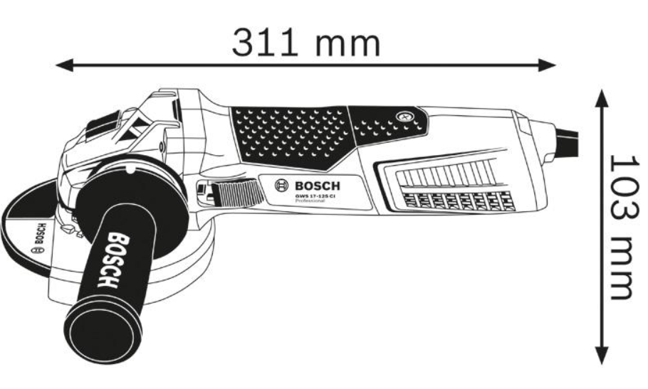 Bosch Winkelschleifer GWS 19-125 CIE