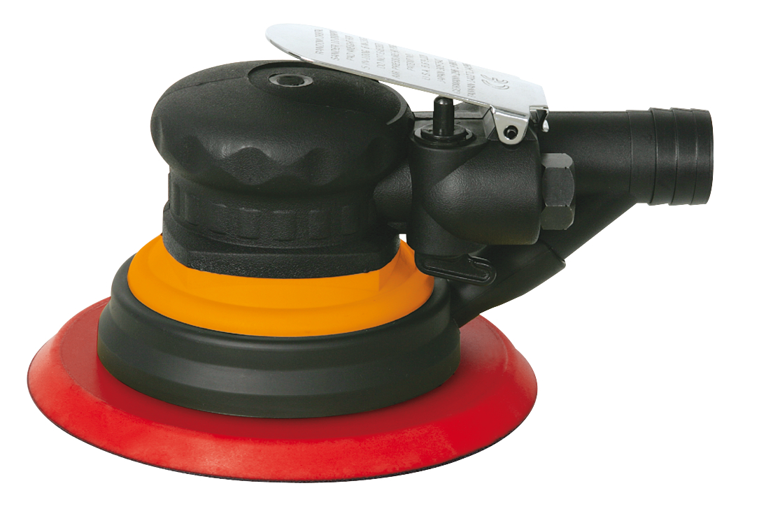 KS Tools Feinschliff-Druckluft-Excenterschleifer mit Staubabsaugung