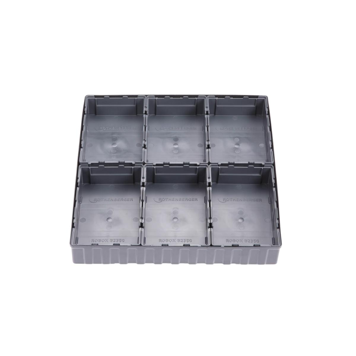 ROTHENBERGER ROBOX B2350 1 Tray & 6 ROBOXEN für ROCASE 4414