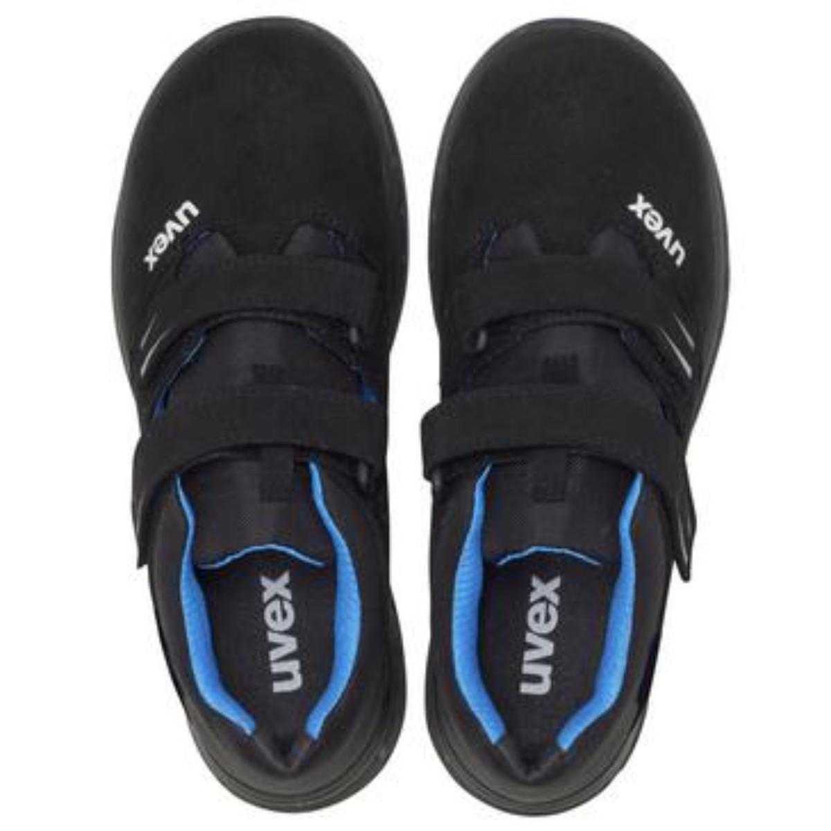 uvex 2 trend Sicherheitsschuh Sandalen S1 blau-schwarz