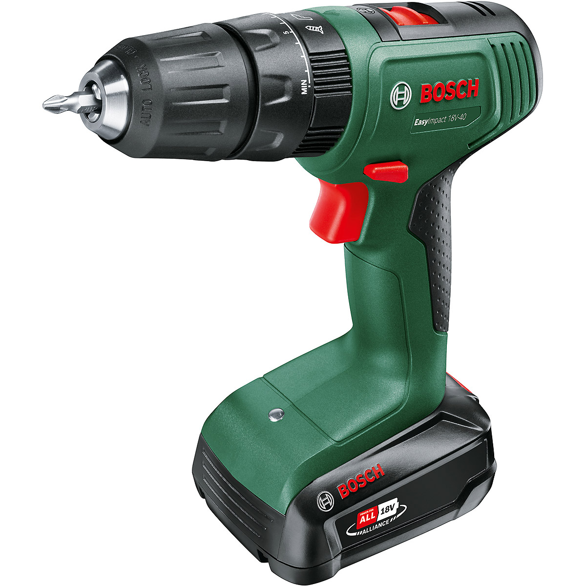 Bosch EasyImpact 18V-40 Akku-Schlagbohrschrauber mit Koffer
