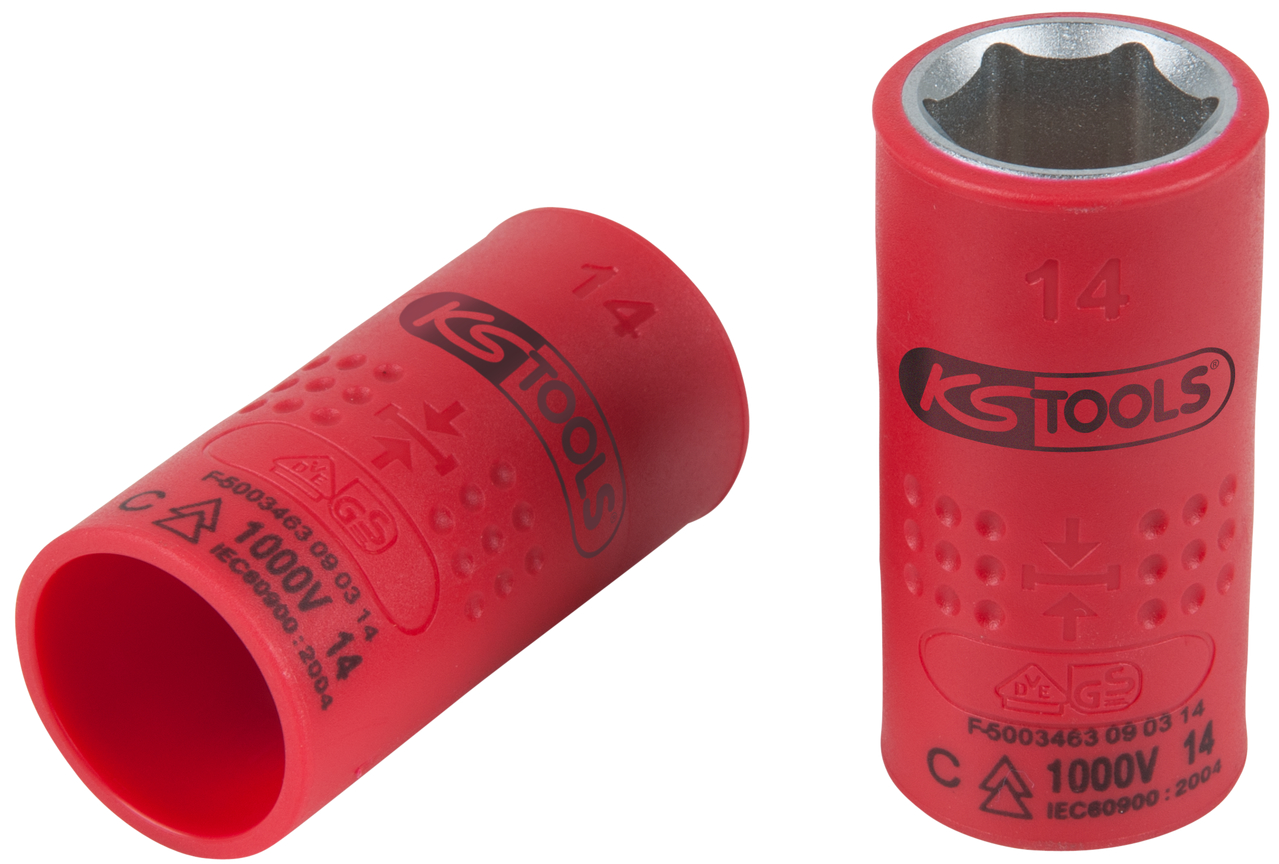 KS Tools 3/8" Isolierte Stecknuss, 12mm