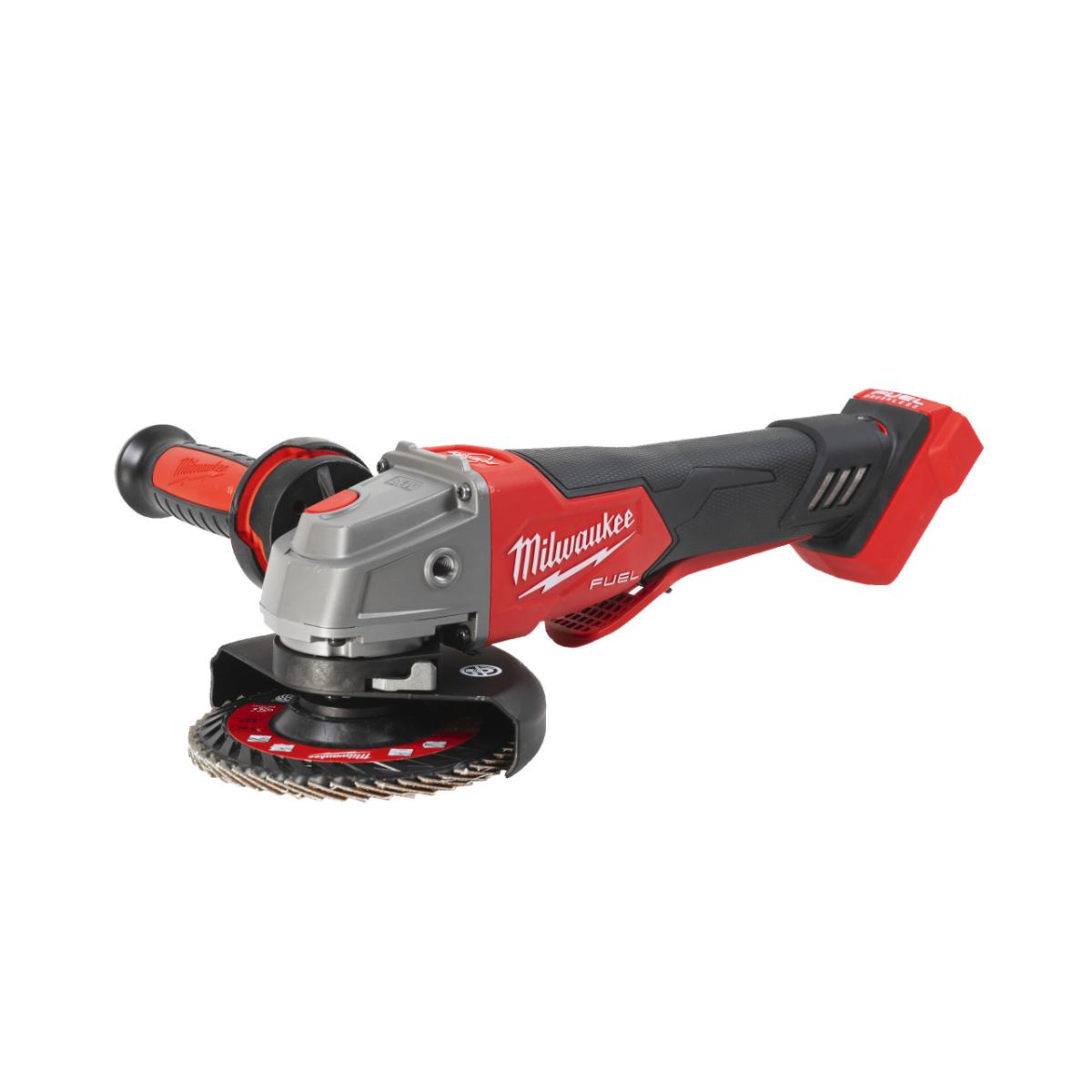 Milwaukee FUEL Einstellbarer Akku-Sicherheits-Winkelschleifer m. Bremse M18 FSAGV115XPDB-0X