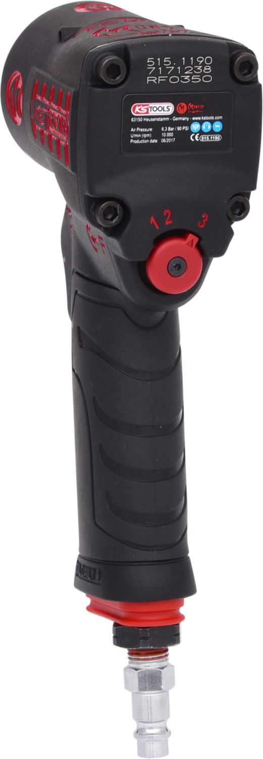 KS Tools 3/8" miniMONSTER Hochleistungs-Druckluft-Schlagschrauber 1.390 Nm
