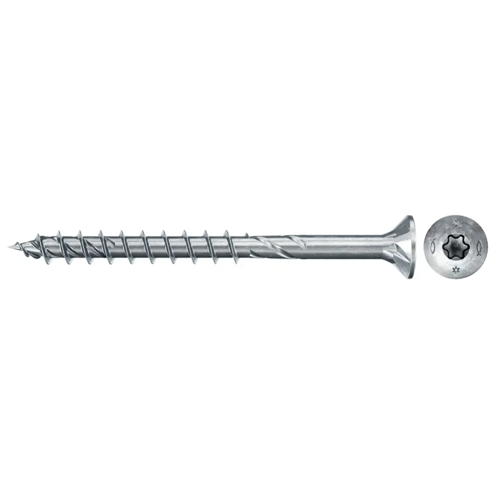 Fischer Spanplattenschraube 5,0x60 PowerFast FPF II CT25P BC, Senkkopf, Innenstern TX, Teilgewinde
