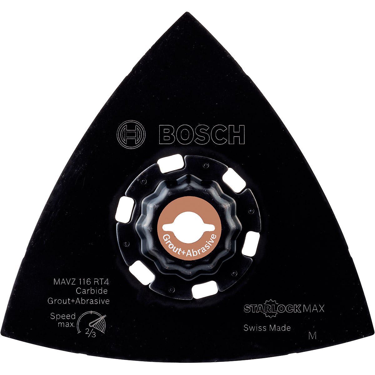 Bosch Carbide-RIFF Schleifplatte MAVZ 116 RT4, 116 mm, 40