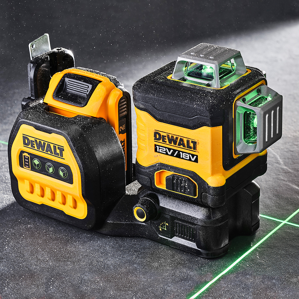 DEWALT Akku-Multi-Linienlaser grün 18V grün Basisversion