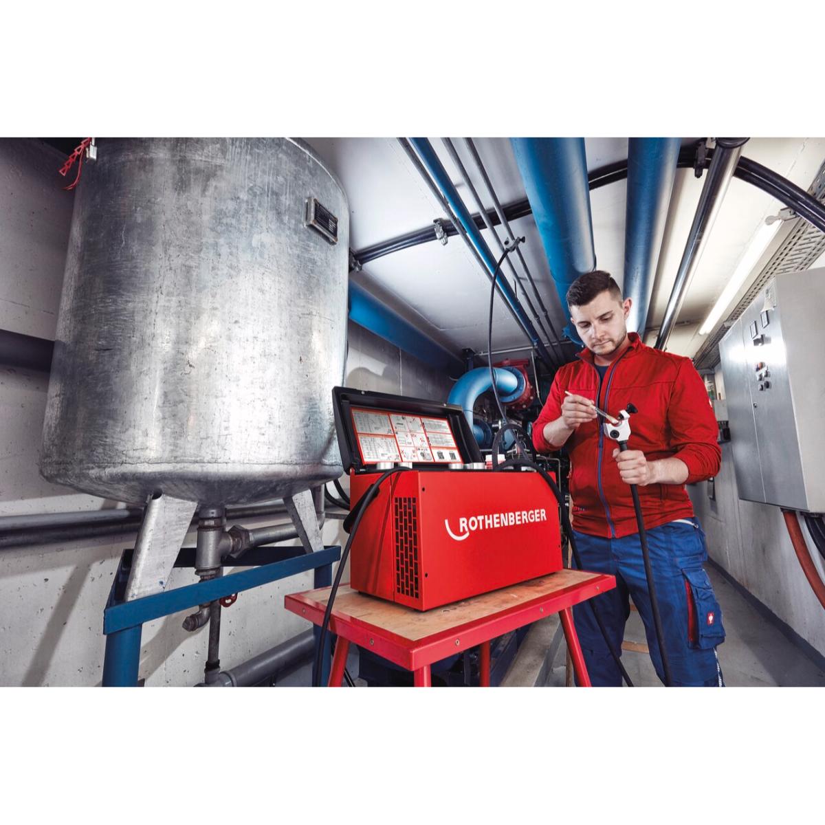 ROTHENBERGER Rohreinfriersystem ROFROST II R290 1.1/4 Zoll mit 6 Einsätze 230V
