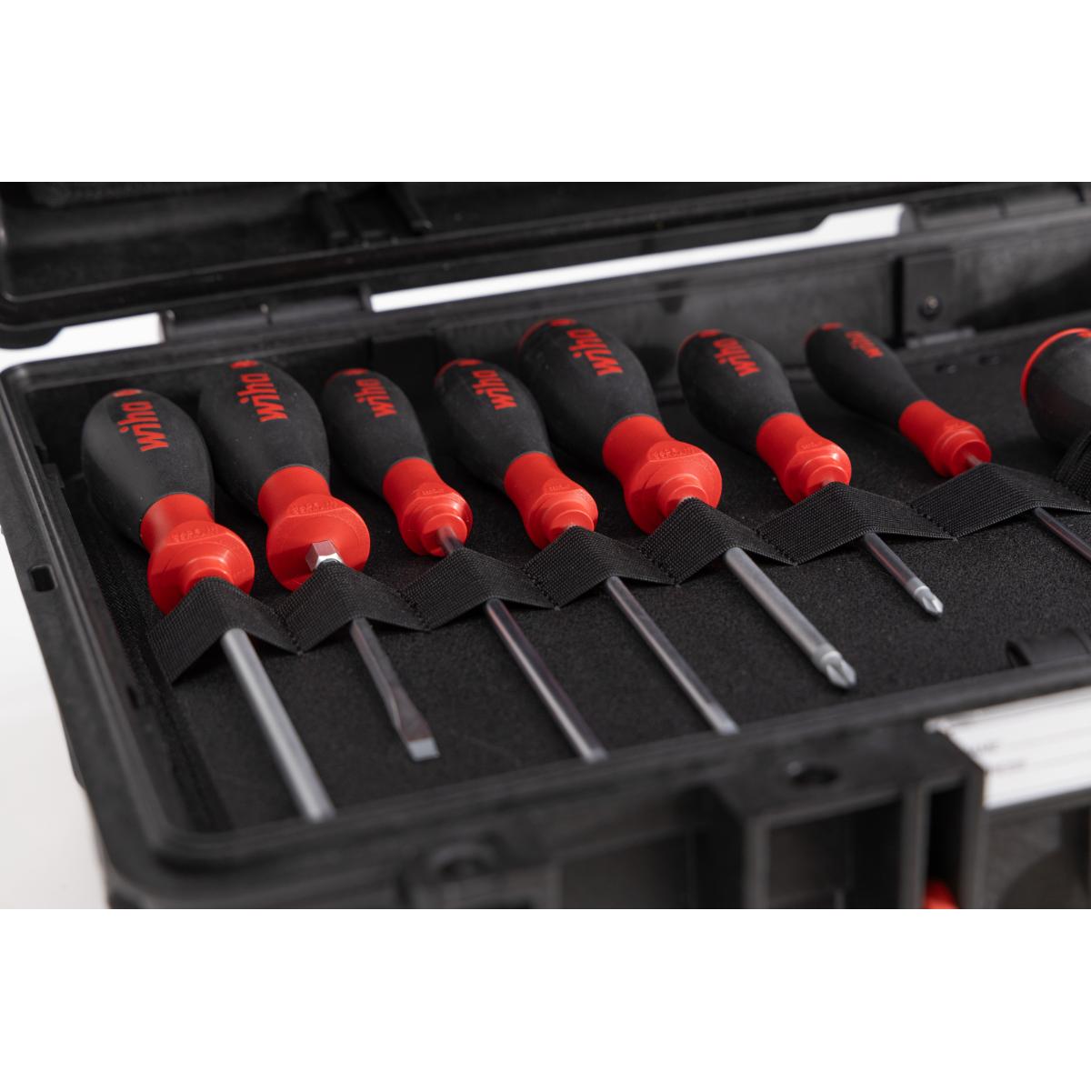 Wiha Werkzeugkoffer Basic Set L mechanic 36-teiliges Set