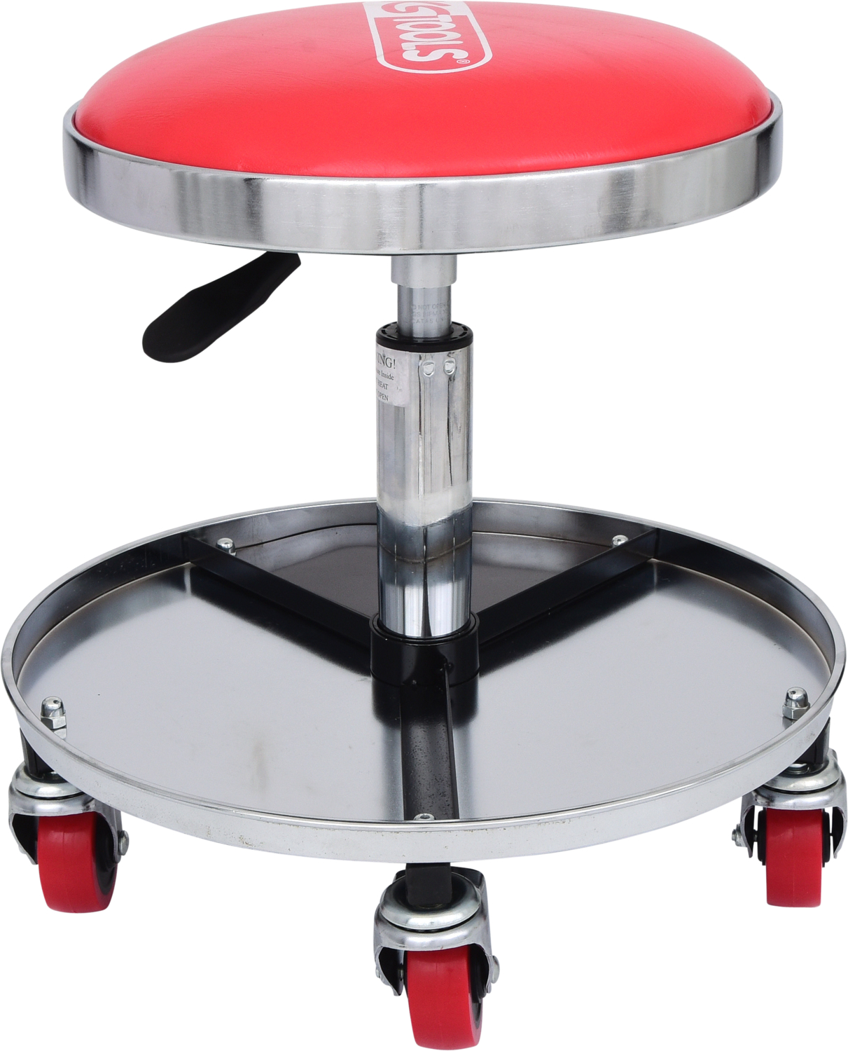 KS Tools Fahrbarer und höhenverstellbarer Hocker, belastbar bis 135kg