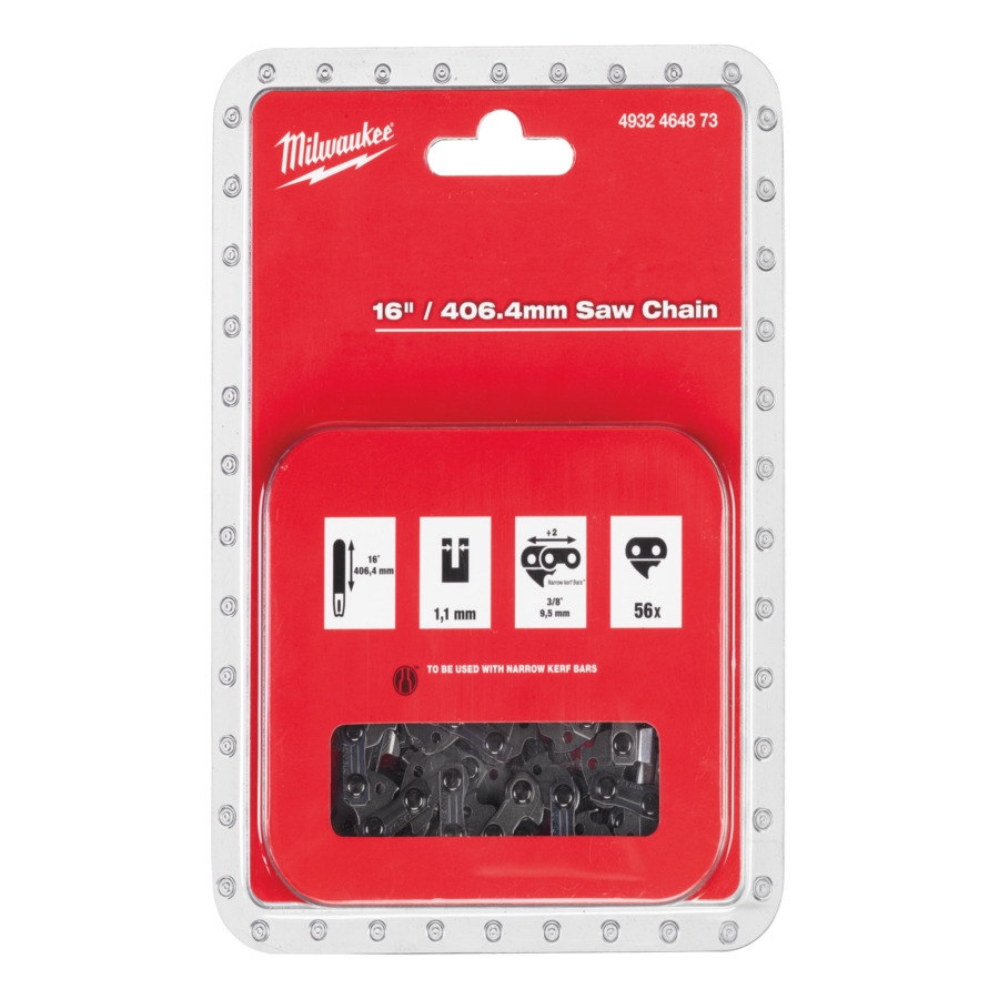 Milwaukee - Sägekette 3/8 Zoll 40 cm - 4932464873