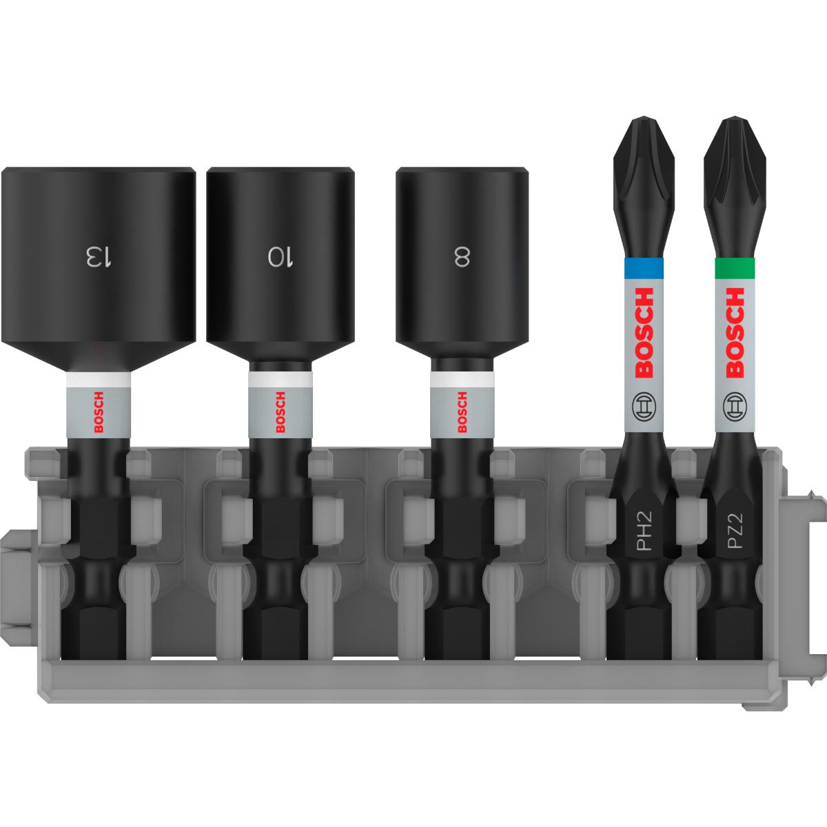 Bosch PRO Schrauberbit- und Steckschlüssel-Set Impact Control, 5-teilig