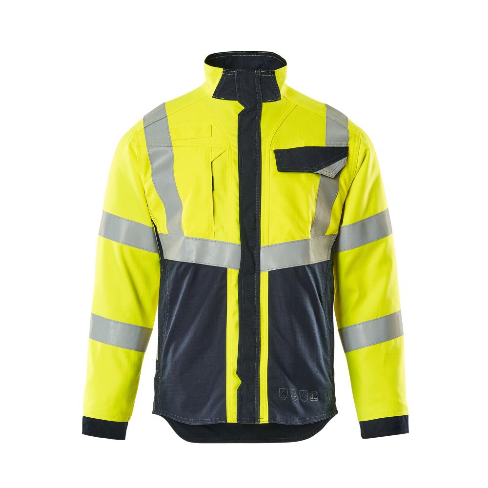 MASCOT Biel Jacke MULTISAFE Hi-vis Gelb / Schwarzblau