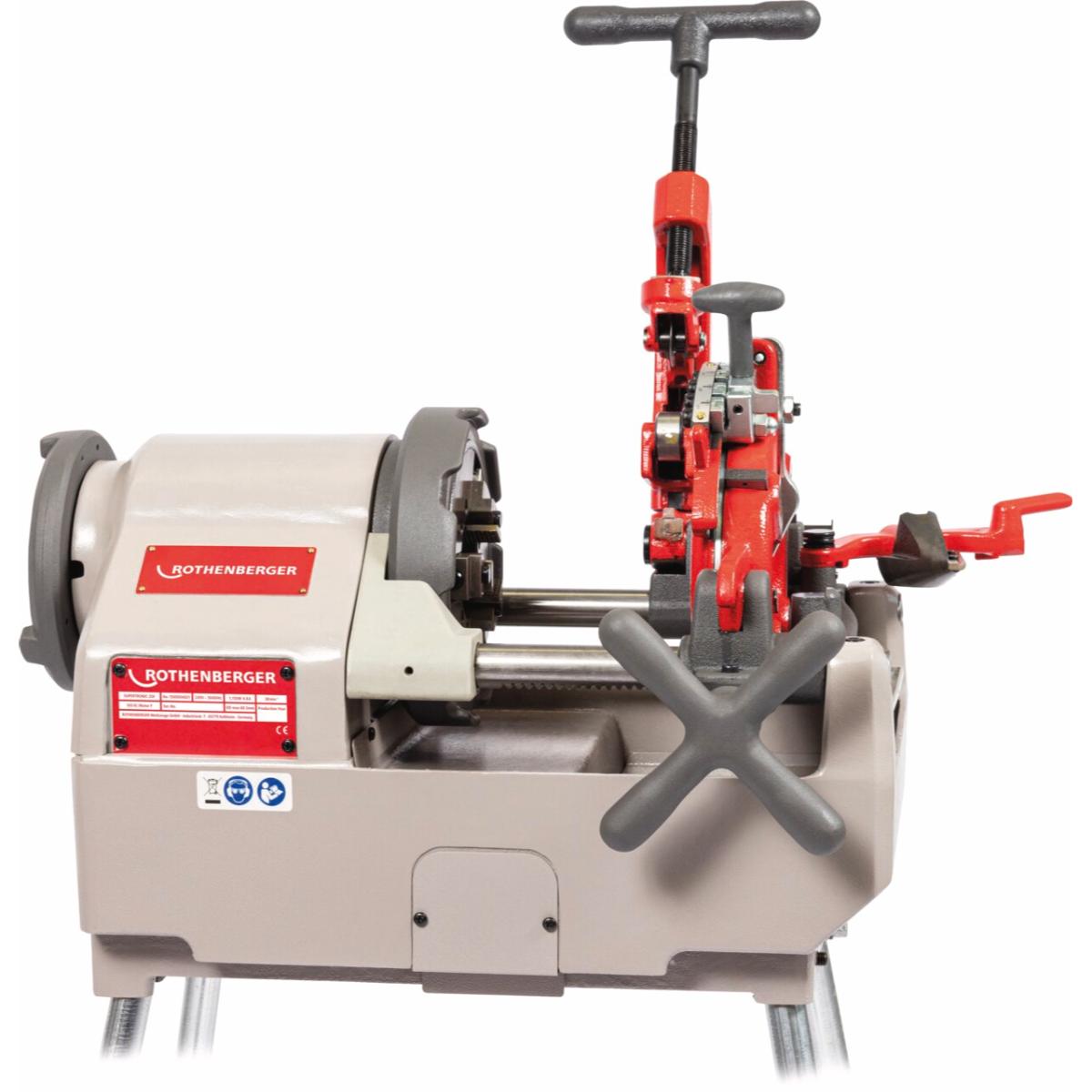 ROTHENBERGER Gewindeschneidmaschine SUPERTRONIC 2SE, Automatic die head, BSPT R 1/2 - 2 Zoll, 230V