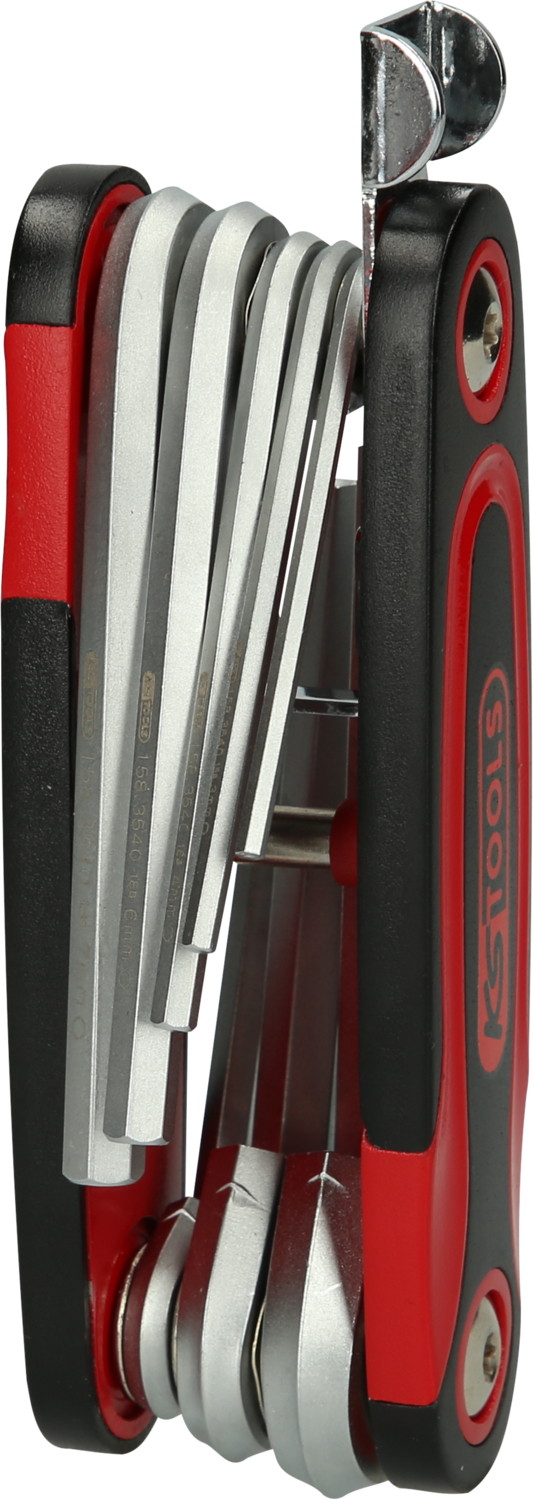 KS Tools Innensechskant-Winkelstiftschlüssel-Klapphalter,8-tlg
