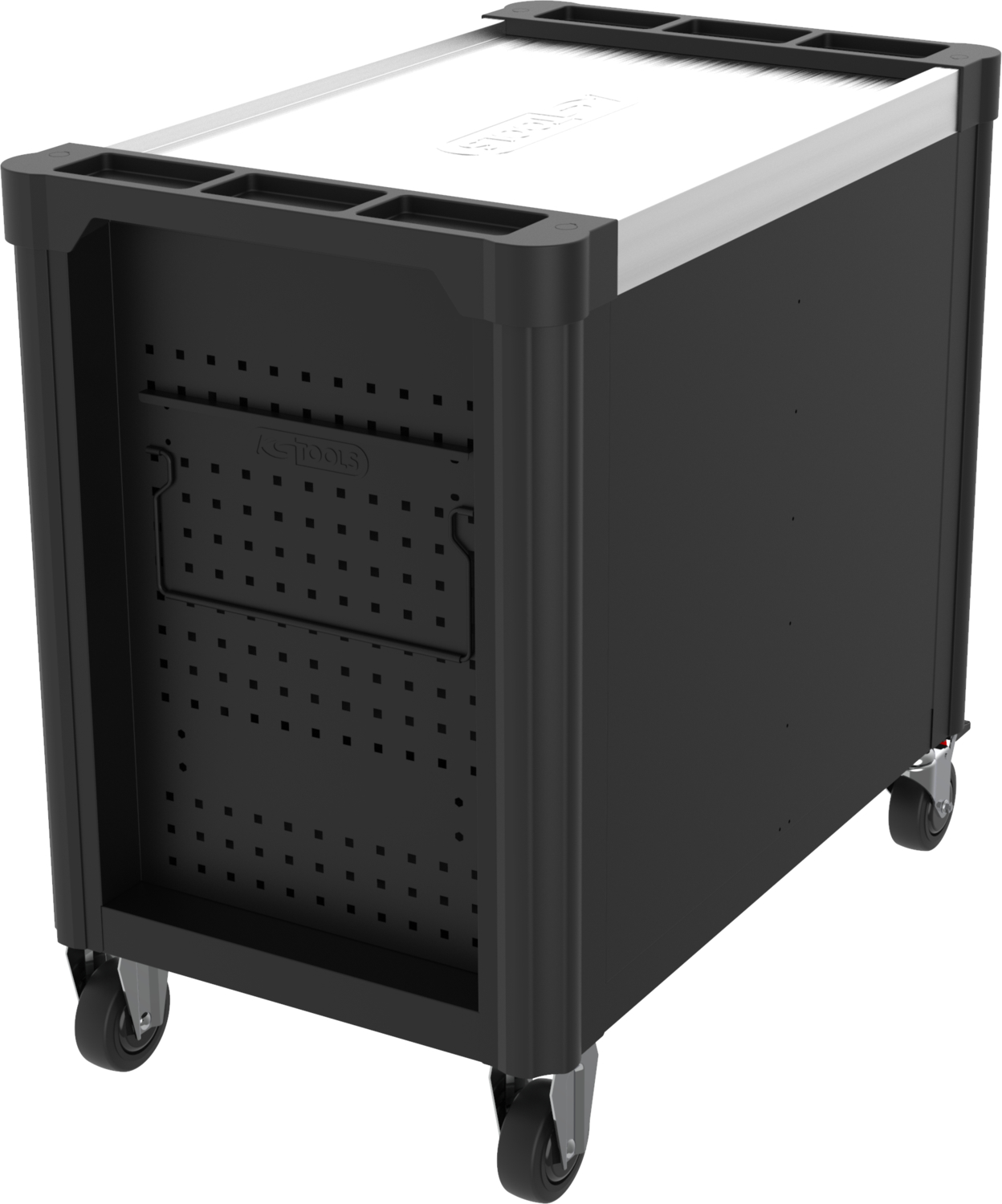 KS Tools PERFORMANCEplus P30 SCHWARZ-ROT Werkstattwagen mit 8 Schubladen